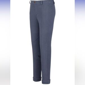 Tuffrider Girls Size 12 Starter Lowrise Pull on Jods in Denim Blue Equestrian